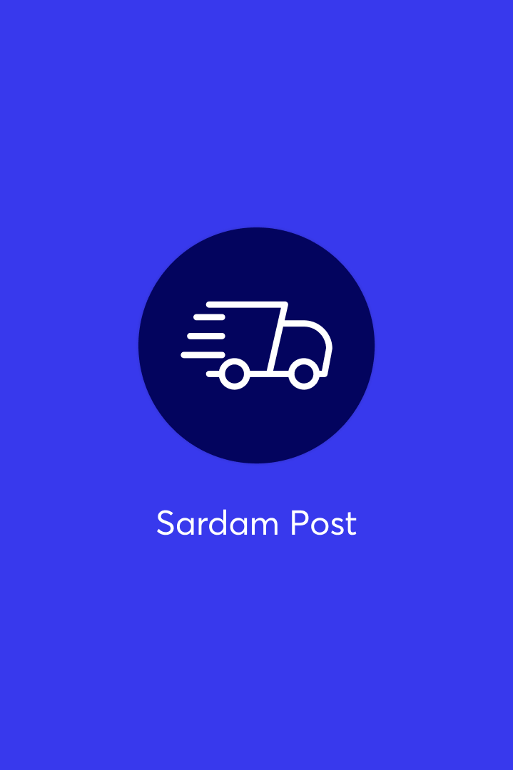 Sardam Post delivery status